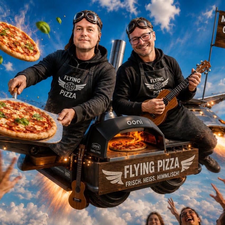Pizza Guys Neben Ukulele haben 2 von uns irgendwie Pizza backen für sich entdeckt. Wir teilen gern !