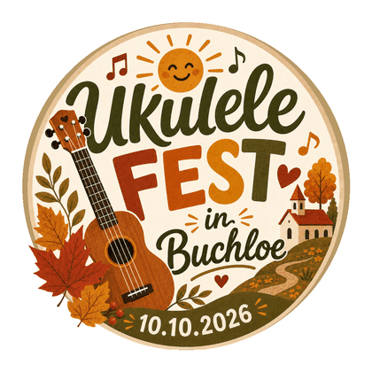 Ukulele Fest Buchloe Ukulele Fest in Buchloe am 10.10.2026 in Waal inkl. Konzert ab 20.00 Uhr für jedermann.